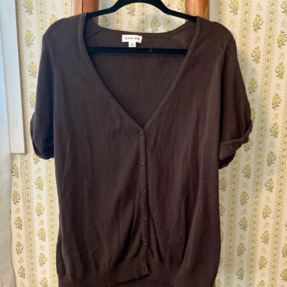St. John's Bay Chocolate Knit Top